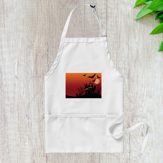 ハロ不気味幽霊のよく出るウィーンナイト スタンダードエプロン