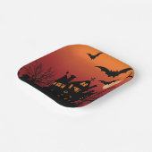 ハロ不気味幽霊のよく出るウィーンナイト ペーパープレート (傾斜あり)