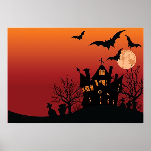 ハロ不気味幽霊のよく出るウィーンナイト ポスター (正面)