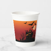 ハロ不気味幽霊のよく出るウィーンナイト 紙コップ (正面)