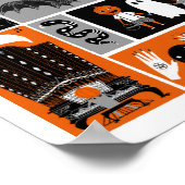 ハロ幽霊のよく出るウィーンイラストレーション ポスター (角)