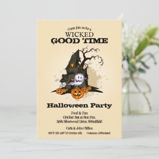 ハロ幽霊のよく出るウィーン招待状 (スタンド正面)