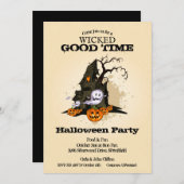 ハロ幽霊のよく出るウィーン招待状 (正面/裏面)