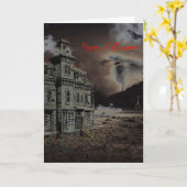 ハロ幽霊のよく出るウィーン カード (黄色い花)