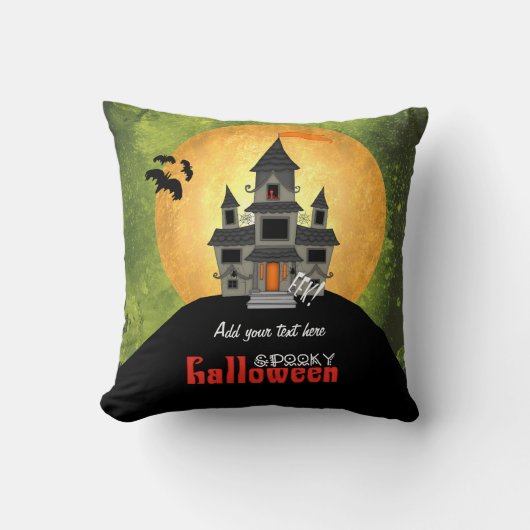 ハロ幽霊のよく出るウィーン クッション (正面)