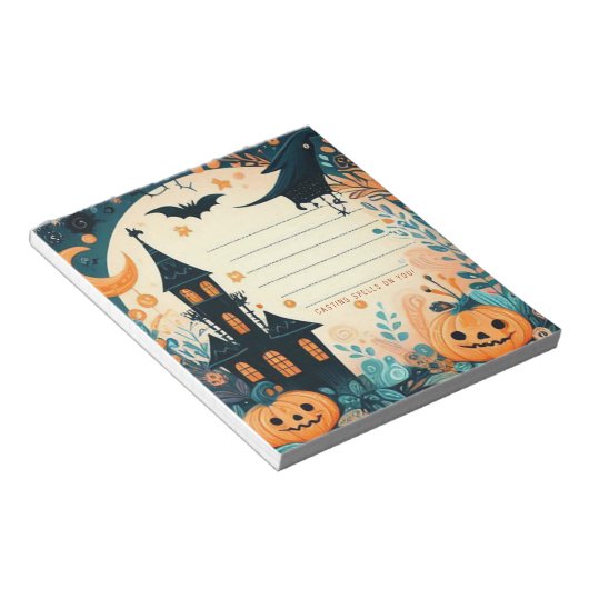 ハロ幽霊のよく出るウィーン ノートパッド (アングル)