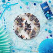 ハロ幽霊のよく出るウィーン ペーパープレート (パーティー)