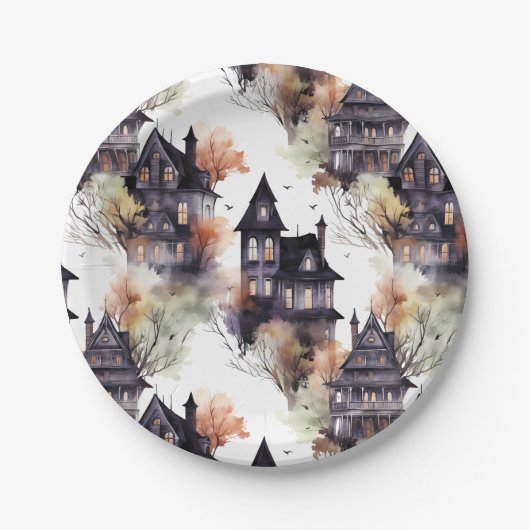 ハロ幽霊のよく出るウィーン ペーパープレート (正面)