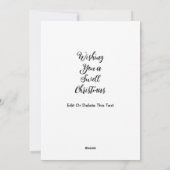 ハワイおもしろいサーフィンビーチクリスマスカード シーズンカード (裏面)