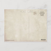 ハワイからのアロハ/ウクレレの少女 ポストカード (裏面)