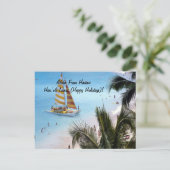 ハワイからの島の郵便はがきアロハ シーズンポストカード (スタンド正面)