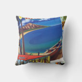 ハワイからの挨拶 クッション (裏面)