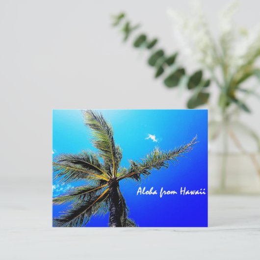 ハワイからアロハ ポストカード (スタンド正面)