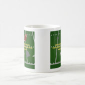 ハワイでのコーヒーとフットボール  コーヒーマグカップ (中央)