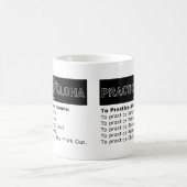 ハワイでアロハシャカの練習をつるする コーヒーマグカップ (中央)