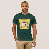 ハワイでコーヒーと80年代の音楽Tシャツ Tシャツ (正面フル)