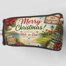 ハワイでサンタクロースとゴルフを楽しむクリスマス