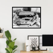 ハワイでポイを作る1908 ポスター (ホームオフィス)