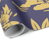 ハワイとのシームレスなヴィンテージデザインデザイン, trop ラッピングペーパー (ロールコーナー)