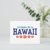 ハワイに行きたい ポストカード (スタンド正面)