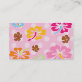 ハワイのお母さんカード コーリングカード (裏面)