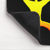 ハワイのかい人の岩石彫刻-マウスパッド マウスパッド (コーナー)