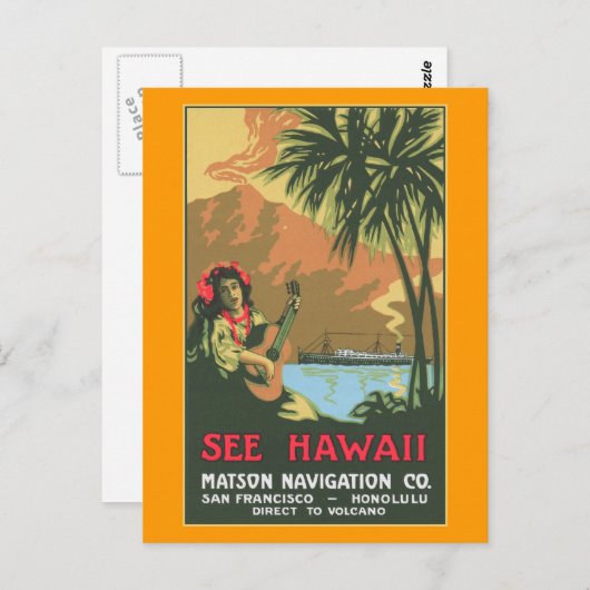 ハワイのはがきを参照 ポストカード (正面/裏面)