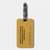 ハワイのやしTreeTag ラゲッジタグ (裏面縦)