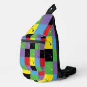 ハワイのアウトライポップ・アートのン・アート州パターン スリングバッグ (右コーナー)