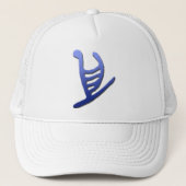 ハワイのアウトリガー岩石彫刻の帽子 キャップ (正面)