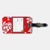 ハワイのアロハコレクション ラゲッジタグ (裏面横)