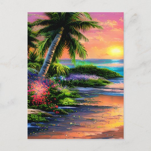 ハワイのアロハ ポストカード (正面)