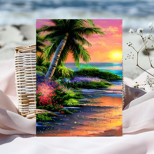 ハワイのアロハ ポストカード