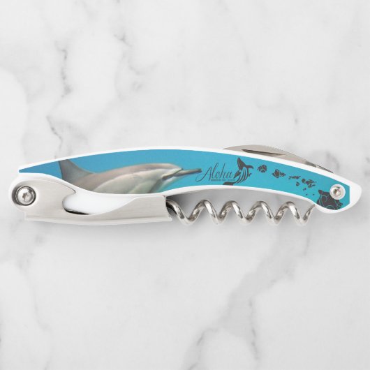 ハワイのイルカの島のクジラ ソムリエナイフ (正面)