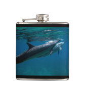ハワイのイルカ フラスク (正面)
