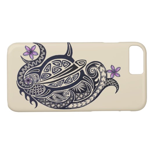 ハワイのウミガメの種族の電話箱 Case-Mate iPhoneケース (裏面(横))