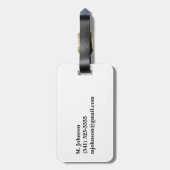 ハワイのウミガメの荷物のラベル ラゲッジタグ (裏面縦)