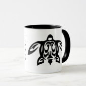 ハワイのウミガメ マグカップ (正面右)