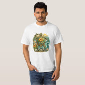 ハワイのウミガメ Tシャツ (正面フル)