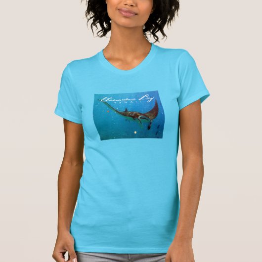 ハワイのオニイトマキエイ Tシャツ (正面)