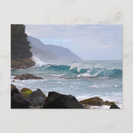 ハワイのカウアイにあるナパリコースト ポストカード