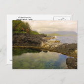 ハワイのカウアイ「クイーンズバス」。ポストカード ポストカード (正面/裏面)