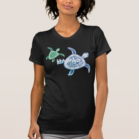 ハワイのカメのTシャツ Tシャツ (正面)