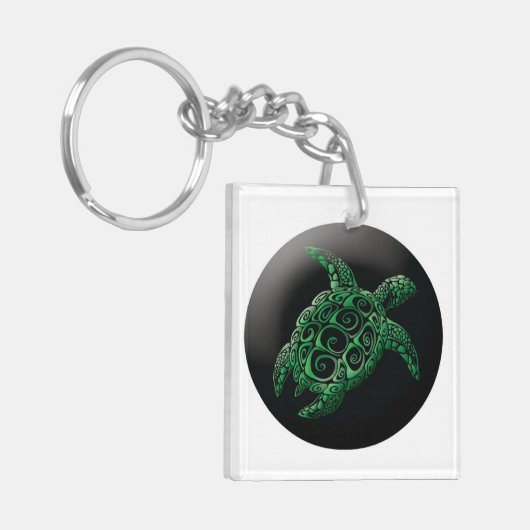 ハワイのカメ キーホルダー (正面左)