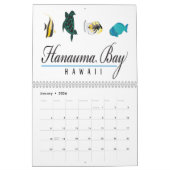 ハワイのカレンダー カレンダー (1月 2026)