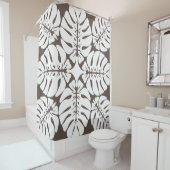 ハワイのキルトプリントシャワーカーテン シャワーカーテン (インサイチュ)