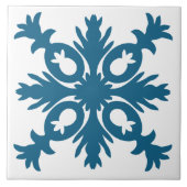 ハワイのキルト型装飾陶磁器タイル タイル (正面)