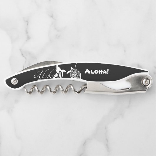 ハワイのクジラそしてカメ ソムリエナイフ (裏面)