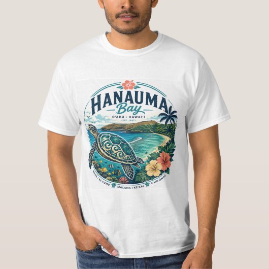 ハワイのクジラ Tシャツ (正面)
