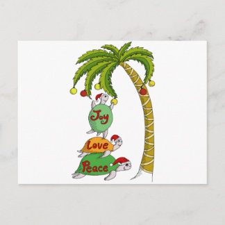 ハワイのクリスマスのカメサンタ シーズンポストカード